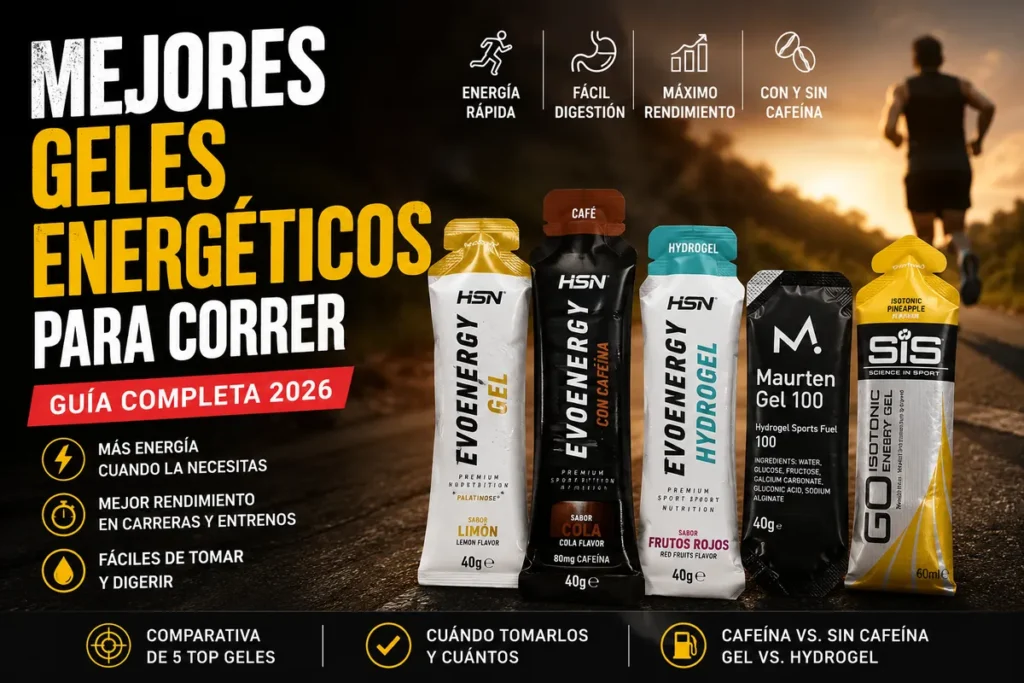 Guía de geles energéticos para corredores